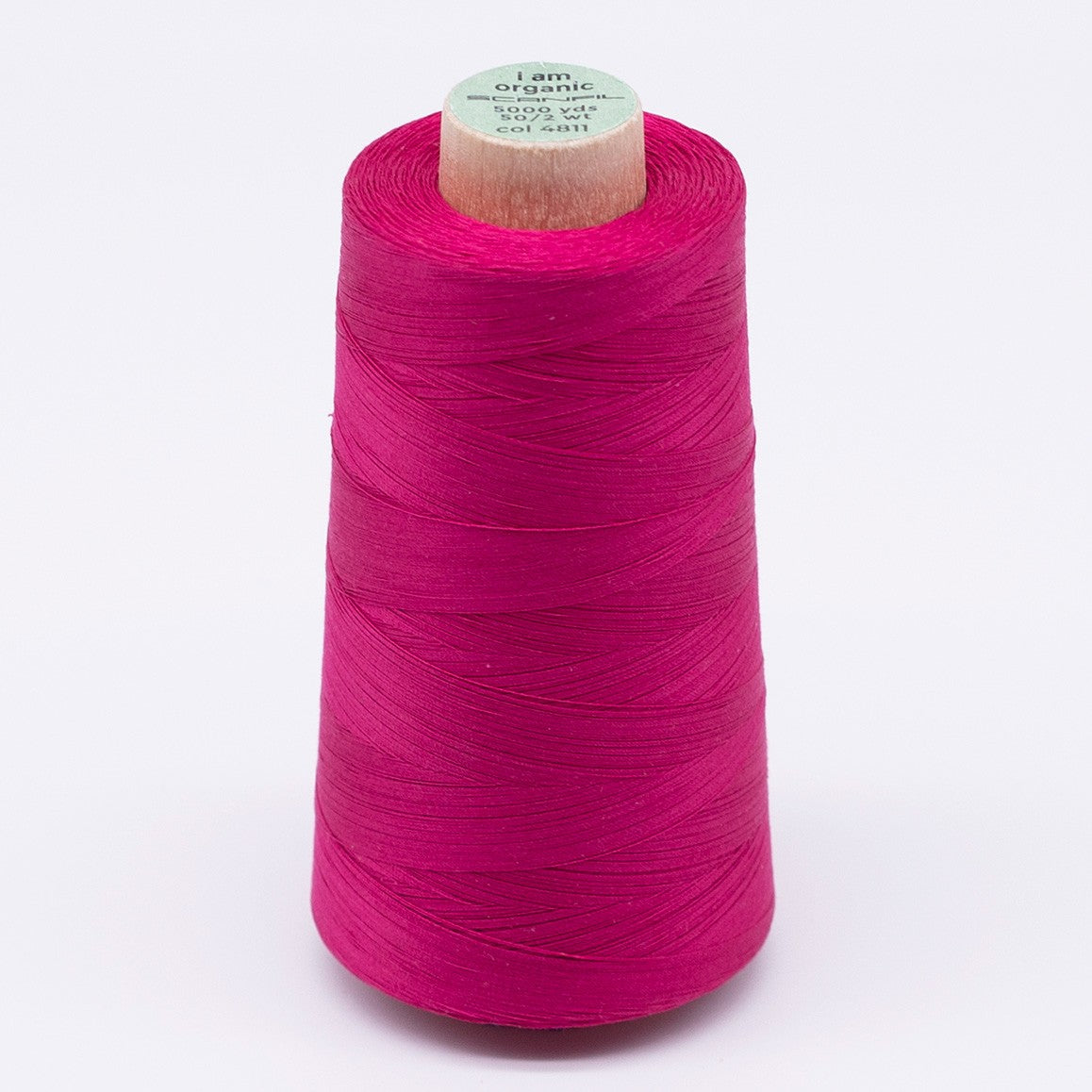 Scanfil Organic Cotton Thread 50wt Solid 5,000yd Love Potion