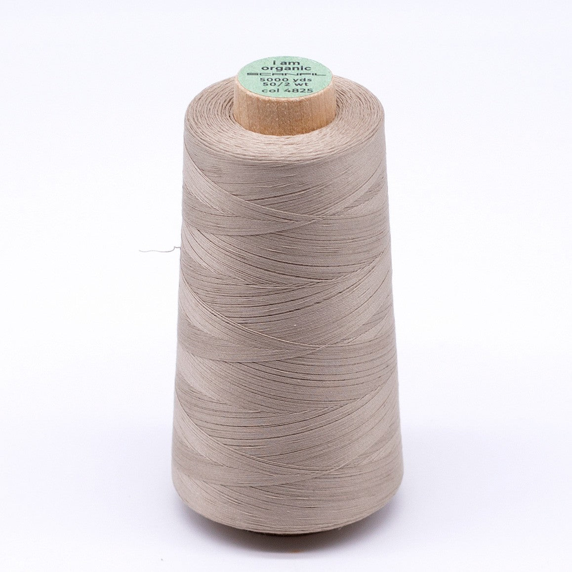 Scanfil Organic Cotton Thread 50wt Solid 5,000yd Crockery