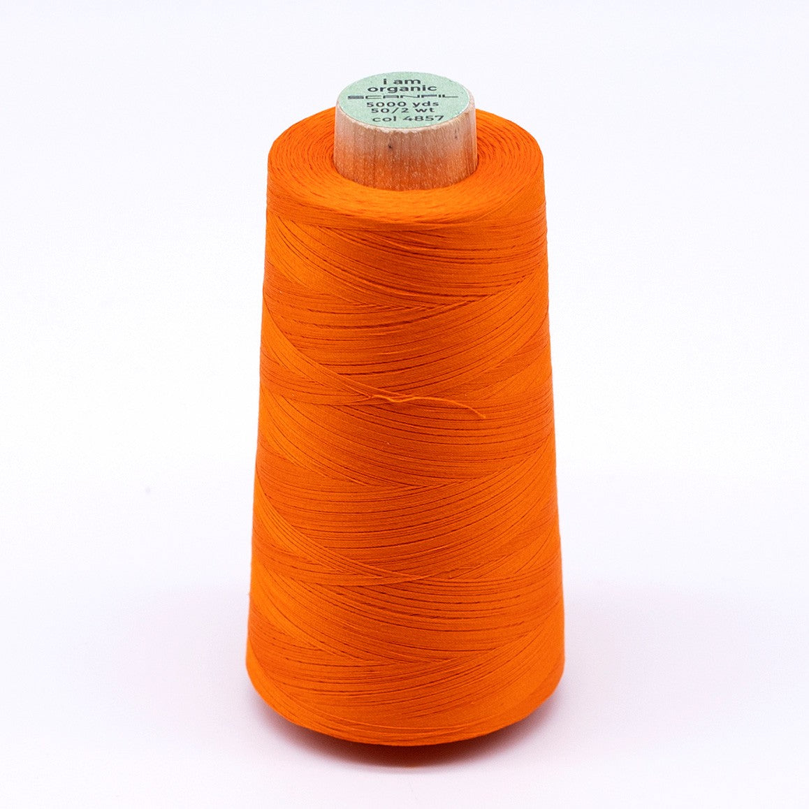Scanfil Organic Cotton Thread 50wt Solid 5,000yd Tangelo