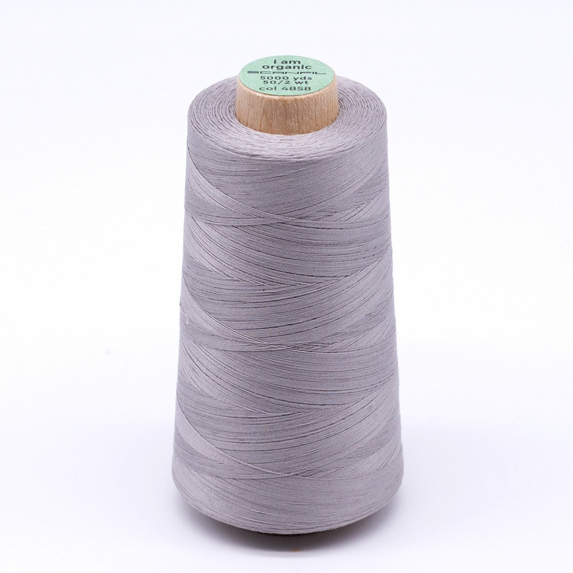 Scanfil Organic Cotton Thread 50wt Solid 5,000yd Dove