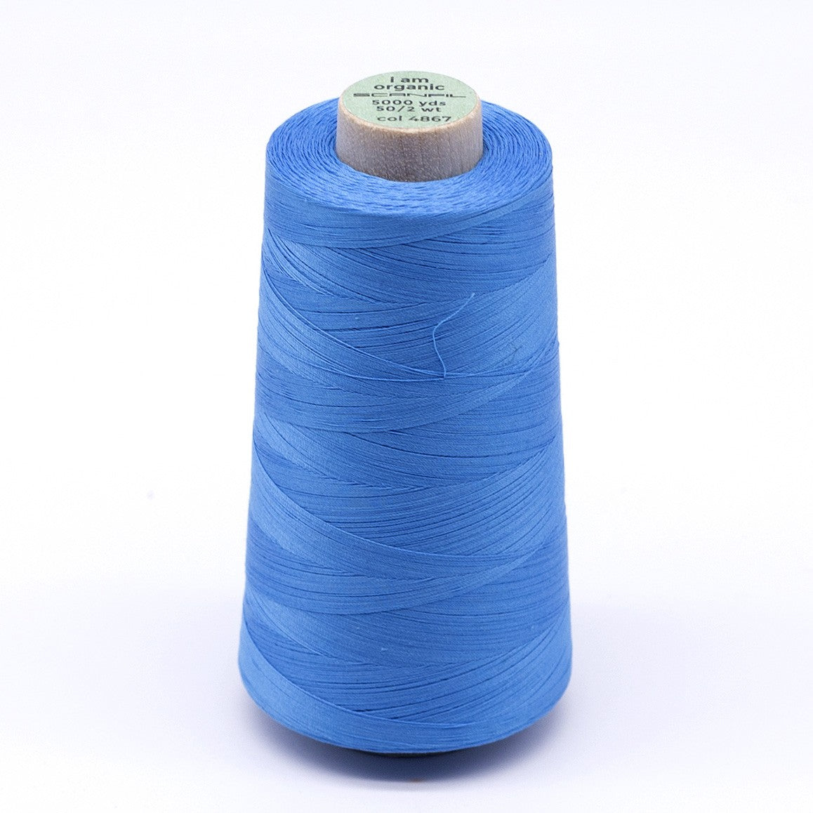Scanfil Organic Cotton Thread 50wt Solid 5,000yd Swim Cap