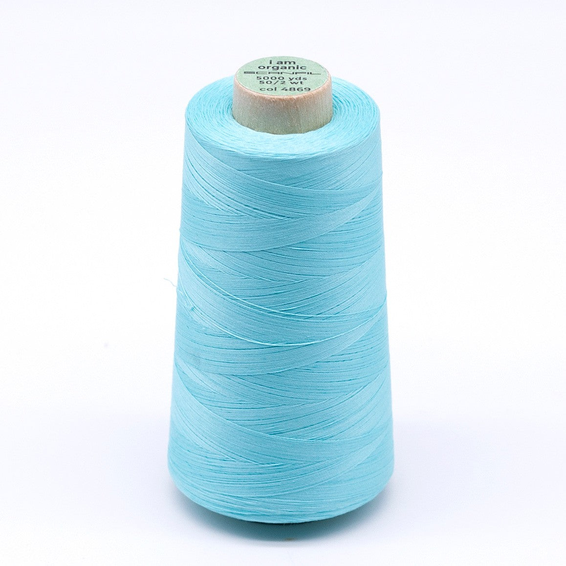 Scanfil Organic Cotton Thread 50wt Solid 5,000yd Limpet Shell