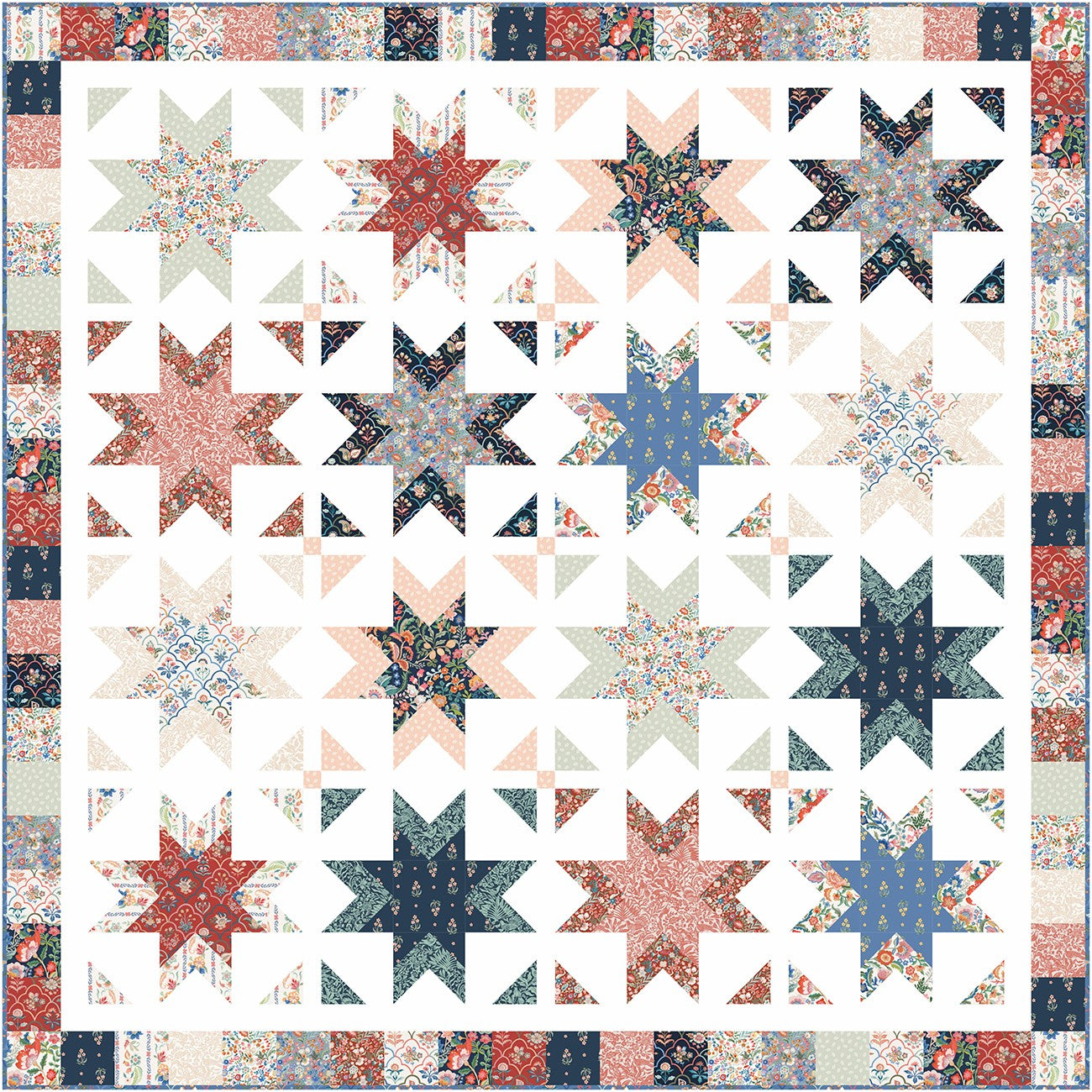 Wendy Sheppard Sparklers 60in x 60in Quilt Top