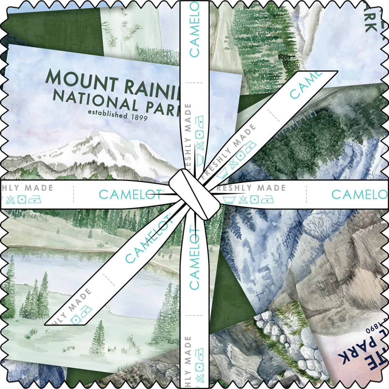 10in Squares National Parks, 42pcs/bundle
