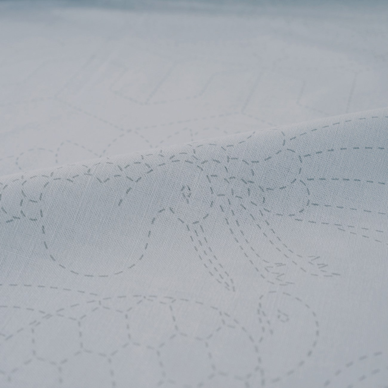 Celebratory Sahiko Fabric Kotobuki Pattern - Smokey Blue