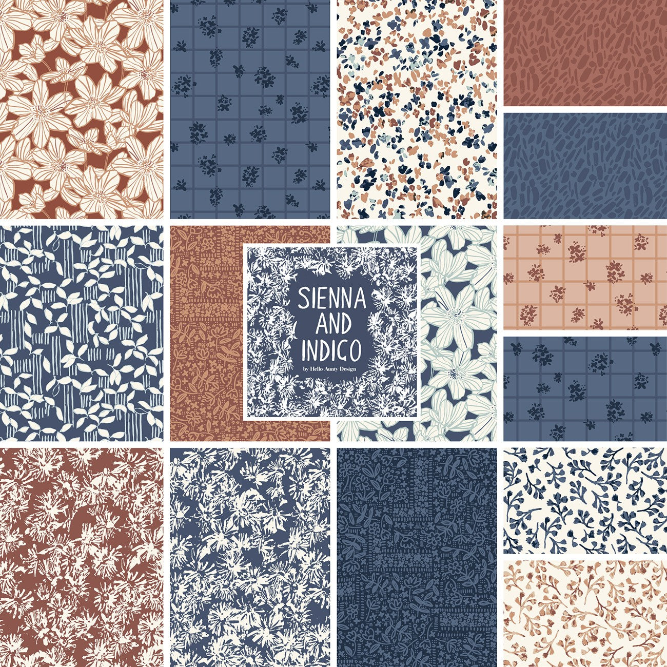 5in Squares,42pcs/bundle Organic