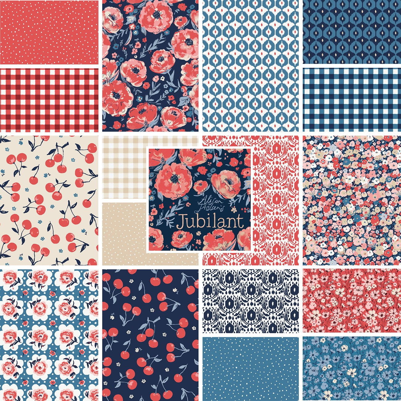 Fat Quarter Bundle,17pcs/bundle Organic