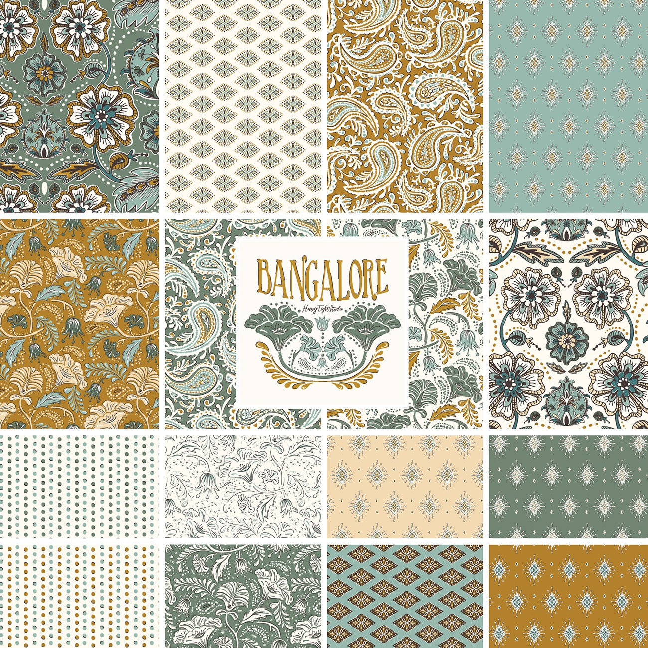 5in Squares,42pcs/bundle Organic