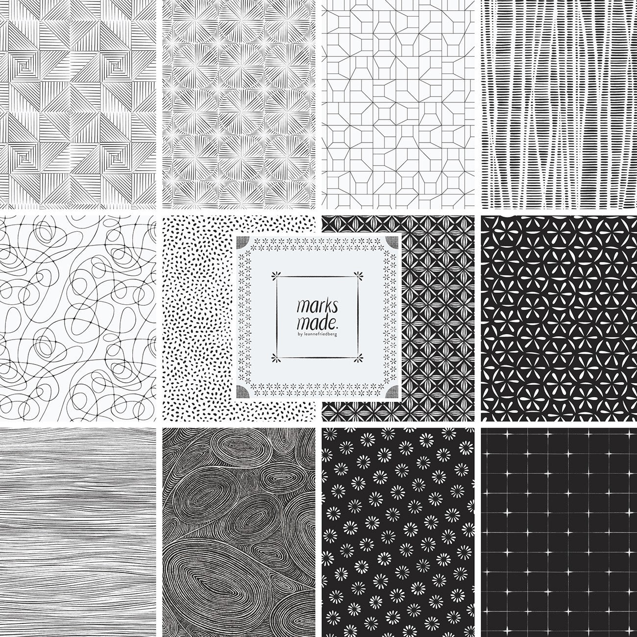 2.5In Squares Strips Marks Made 40Pcs/Bundle