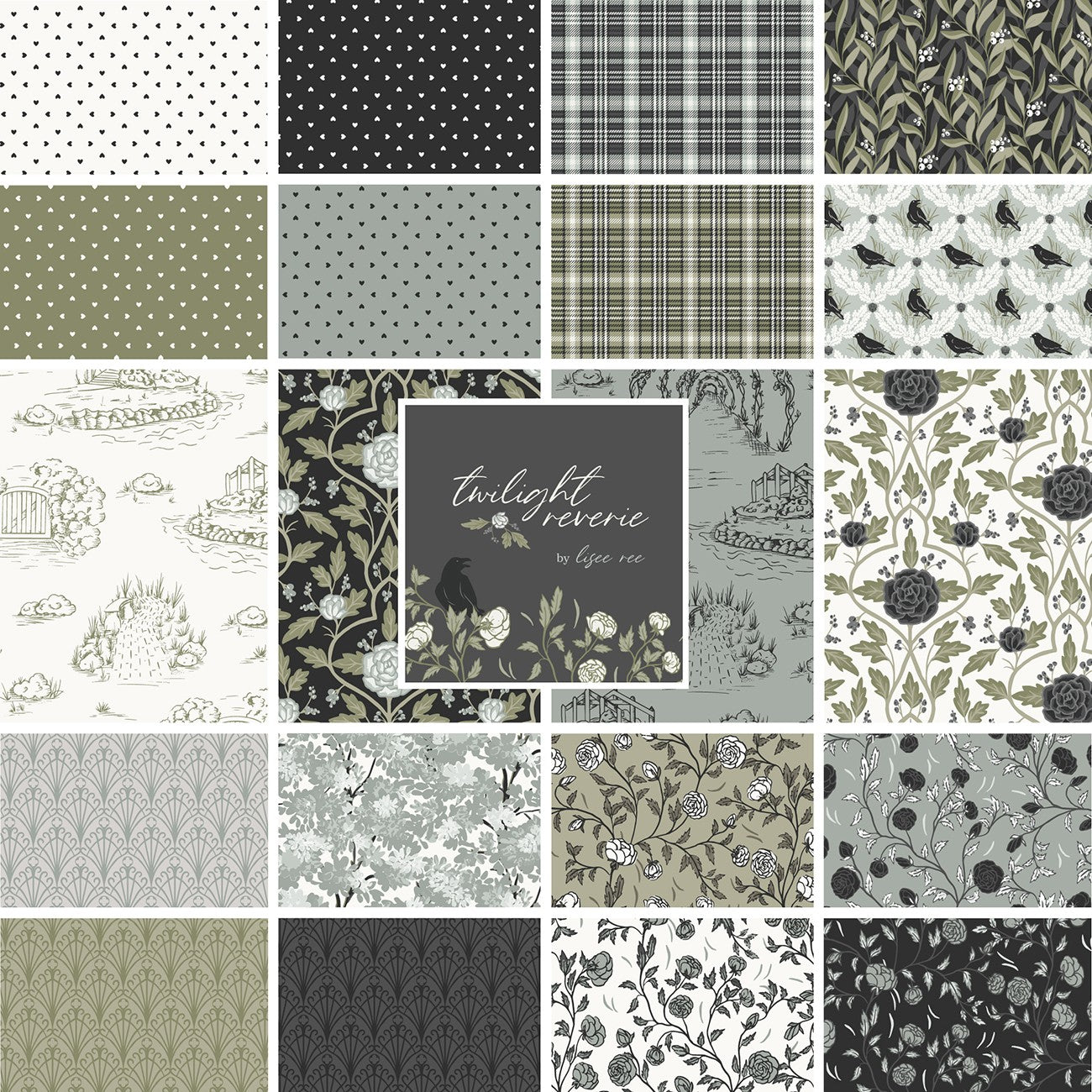 10In Squares Twilight Reverie 42Pcs/Bundle