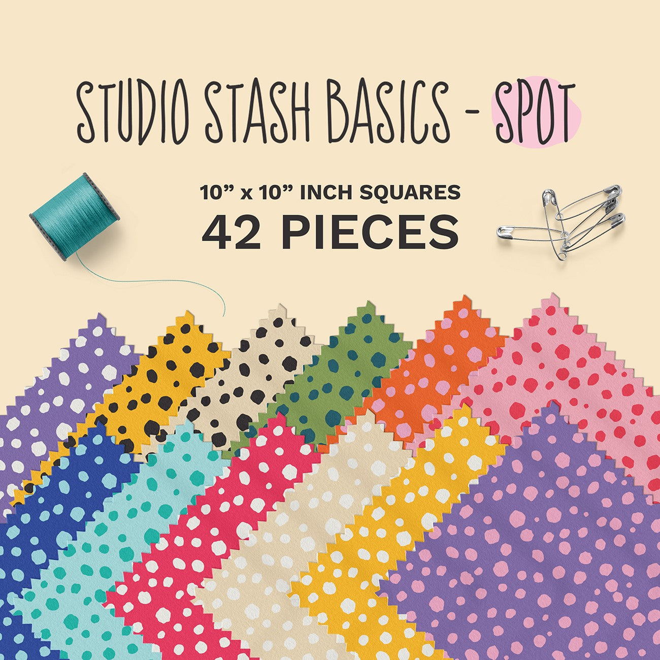 Studio Stash Basics 10 Inch Square Pack