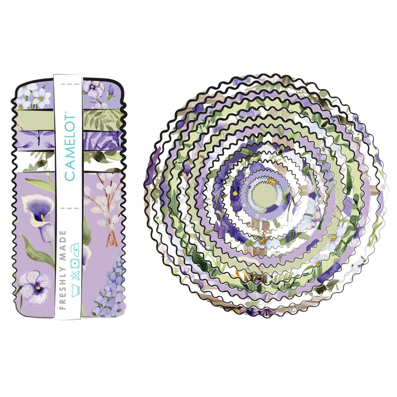 2.5in Strips Blessings in Bloom, 40pcs/bundle