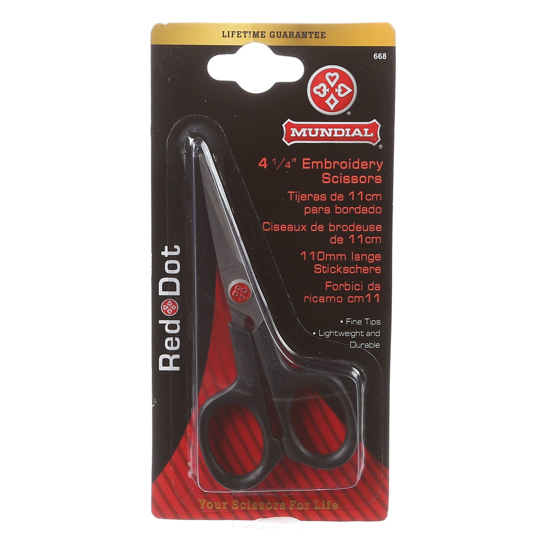 Embroidery Scissor 4 1/2in