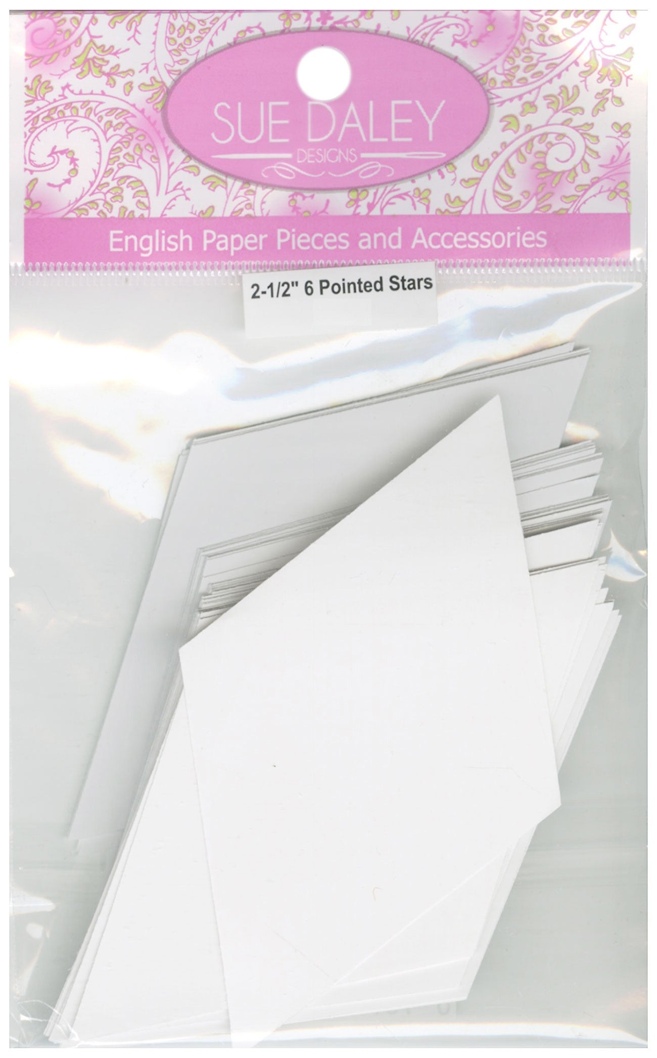 2-1/2in 6 Pointed Star Papers