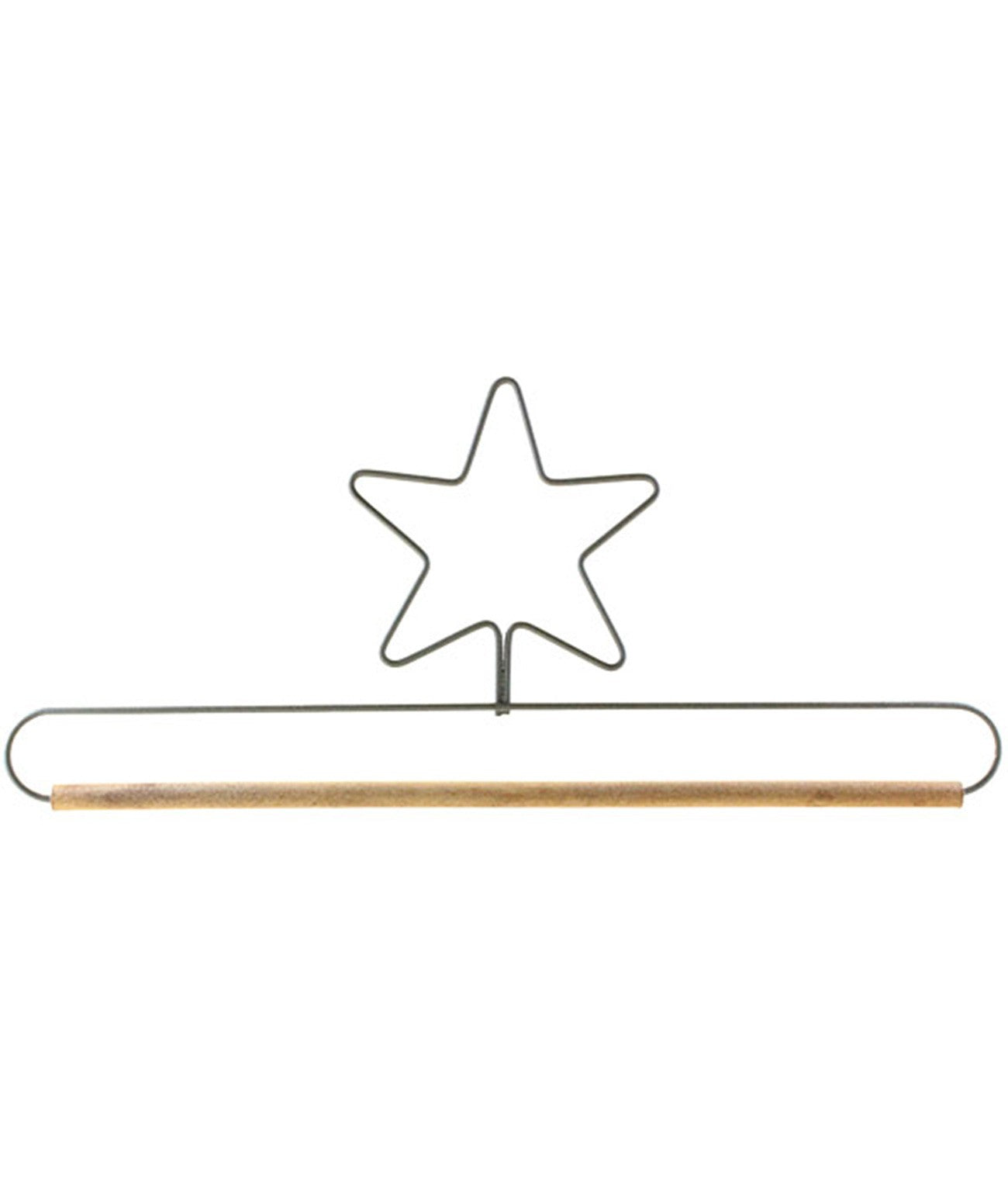 12in Star Fabric Holder Gray