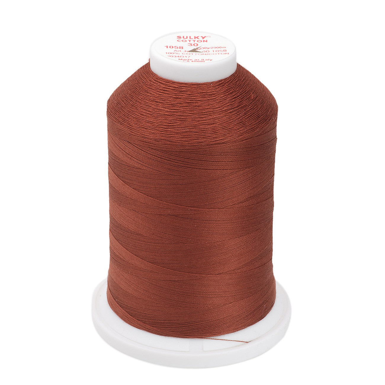 Cotton Thread 2-ply 30wt 400d 3200yds Tawny Brown