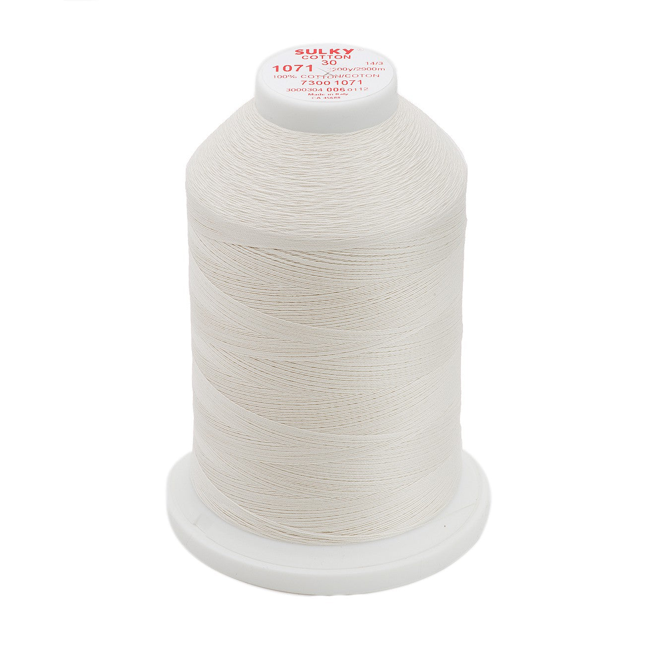Cotton Thread 2-ply 30wt 400d 3200yds Off White