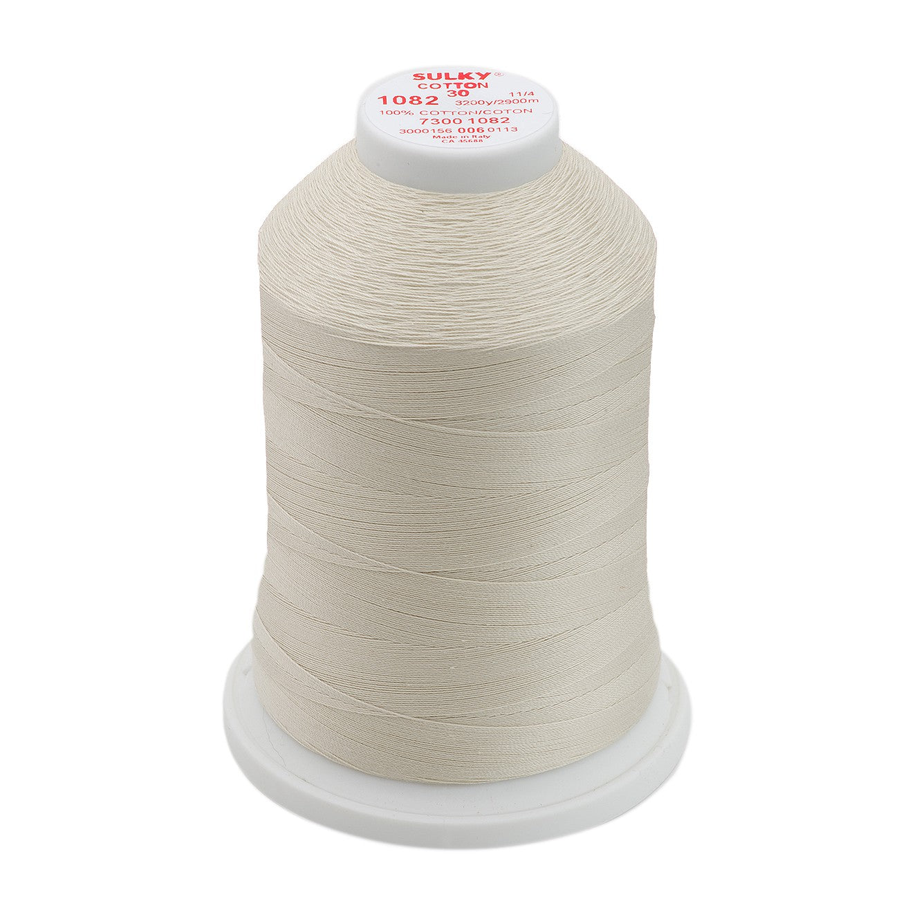 Cotton Thread 2-ply 30wt 400d 3200yds Ecru