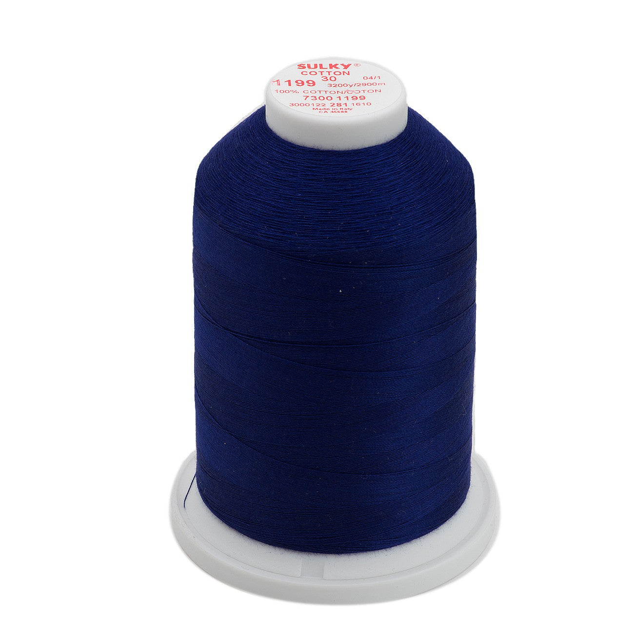 Cotton Thread 2-ply 30wt 400d 3200yds Admiral Navy