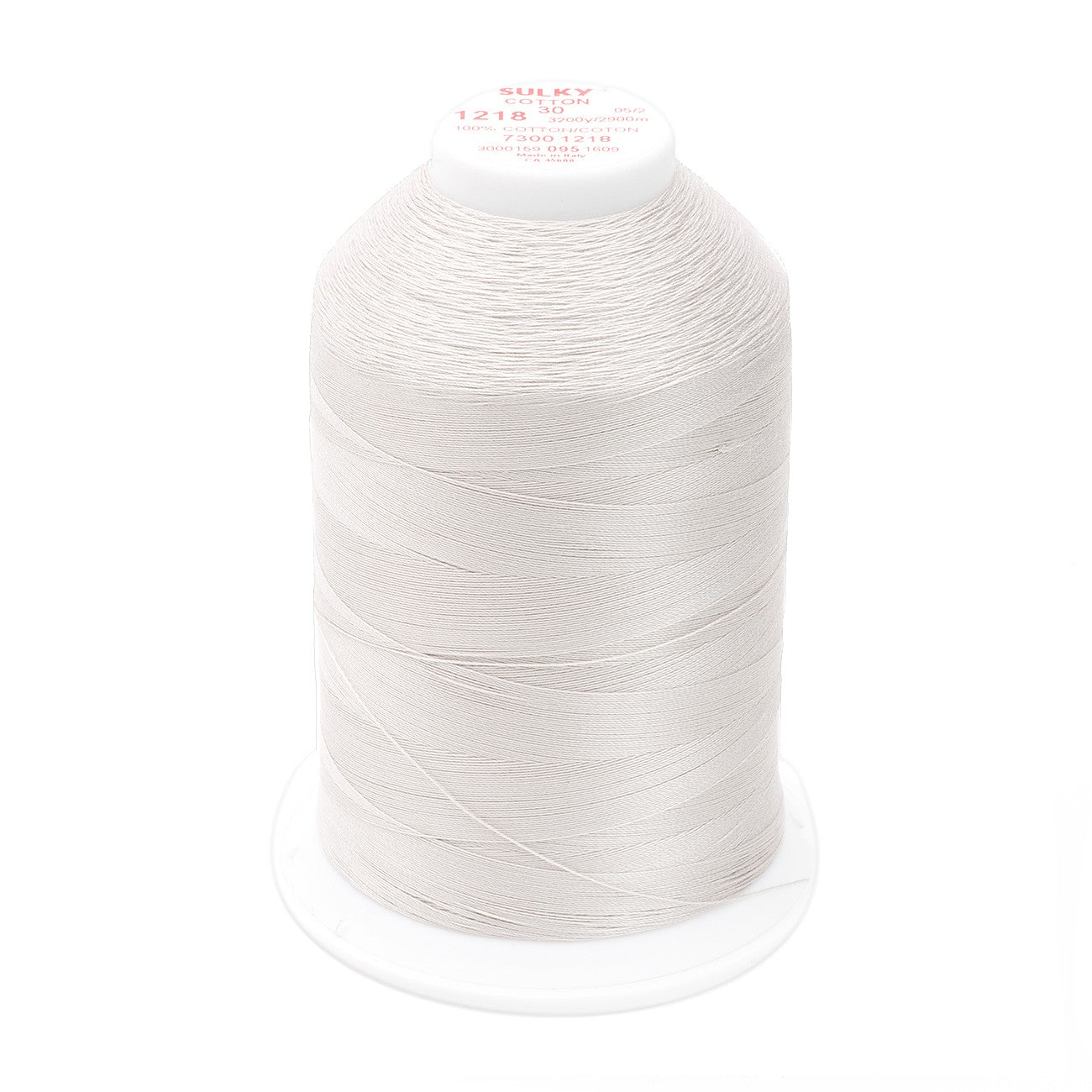 Cotton Thread 2-ply 30wt 400d 3200yds Silver Grey