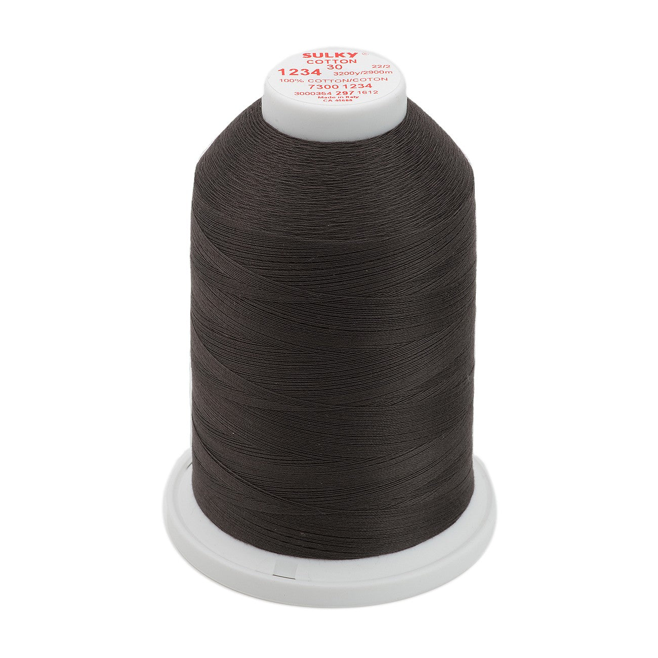 Cotton Thread 2-ply 30wt 400d 3200yds Almost Black