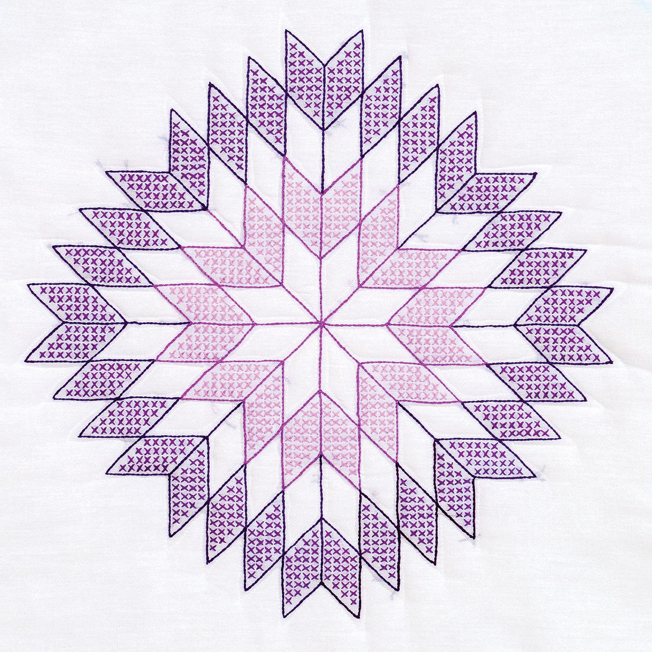 Lone Star Quilt Blocks 18in