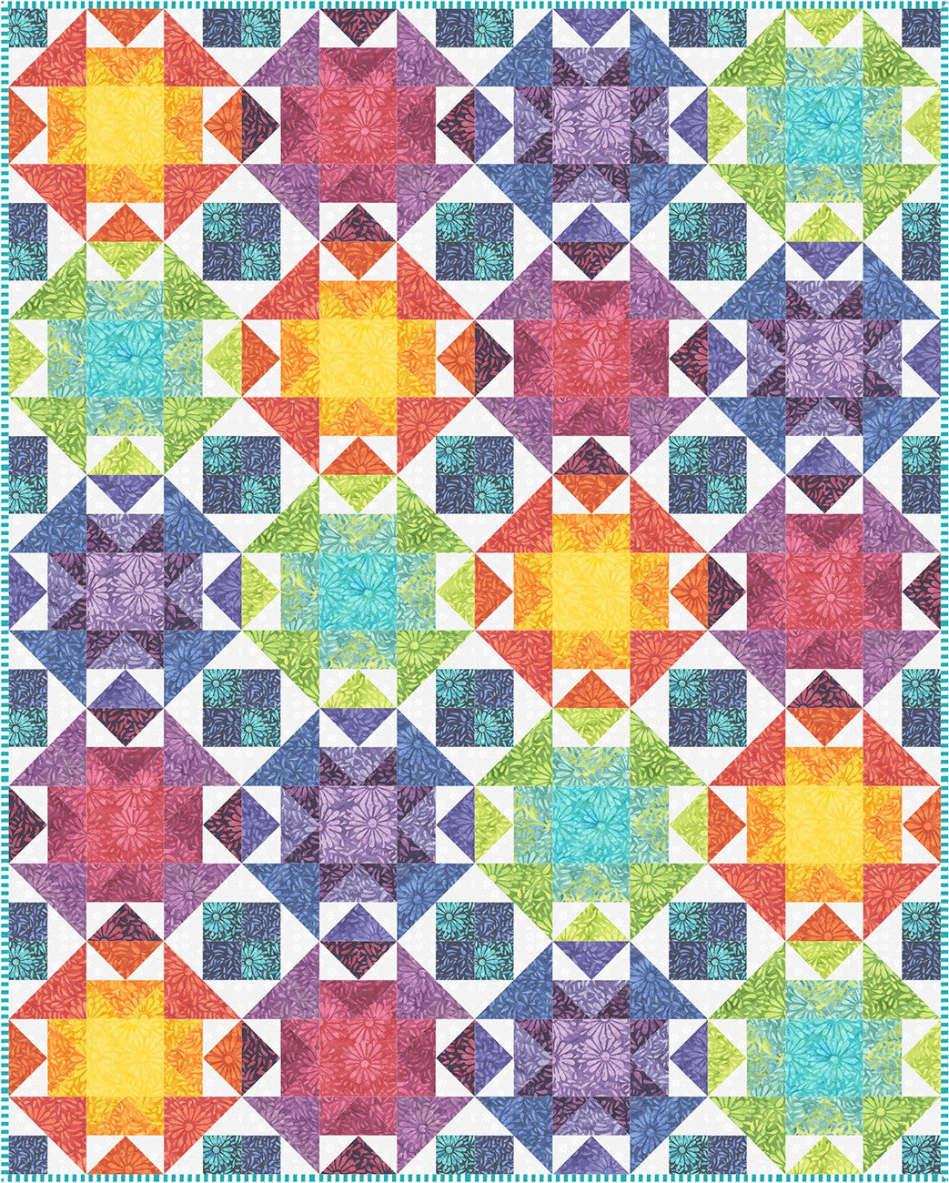 Multi Fruit Salad Digital Quilt Top