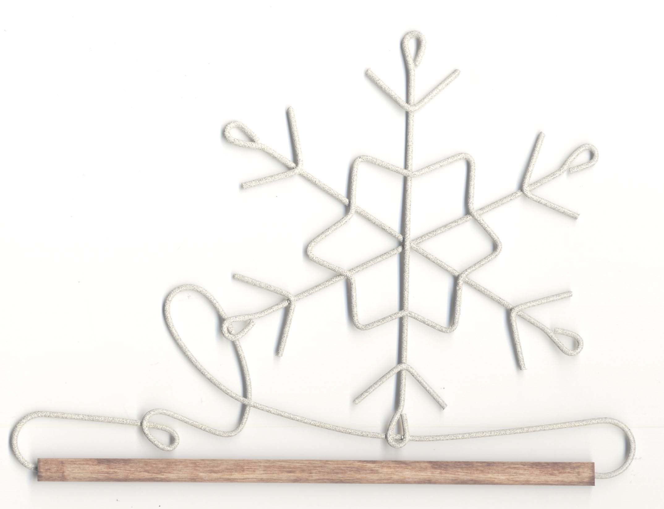 6in White Snowflake