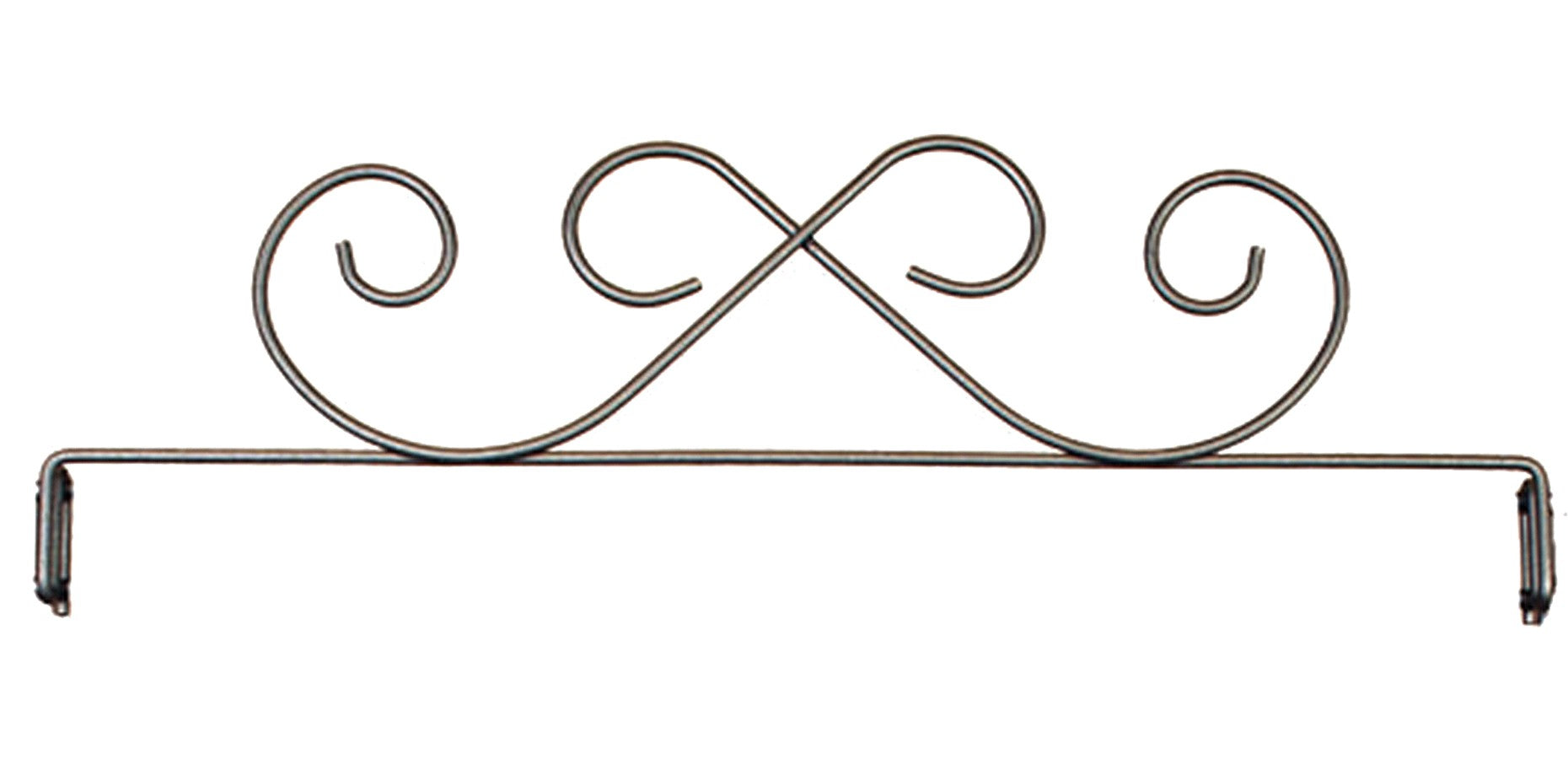 12in Scroll Header Grey