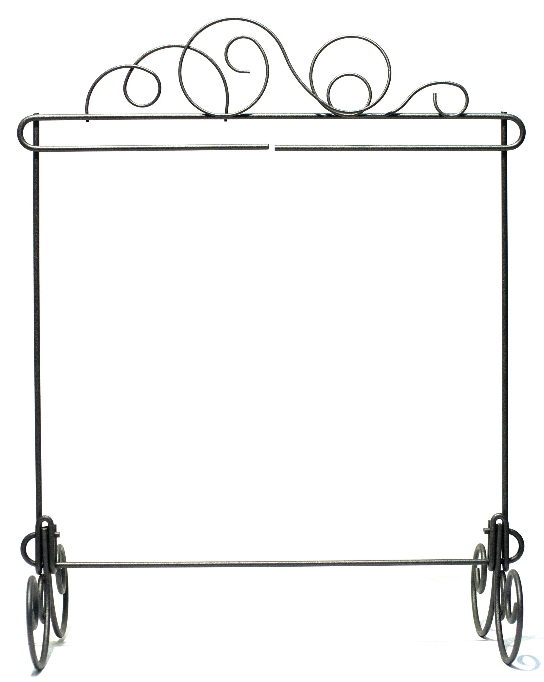11.5in  x 11.5in Meandering Stand Silver Tex