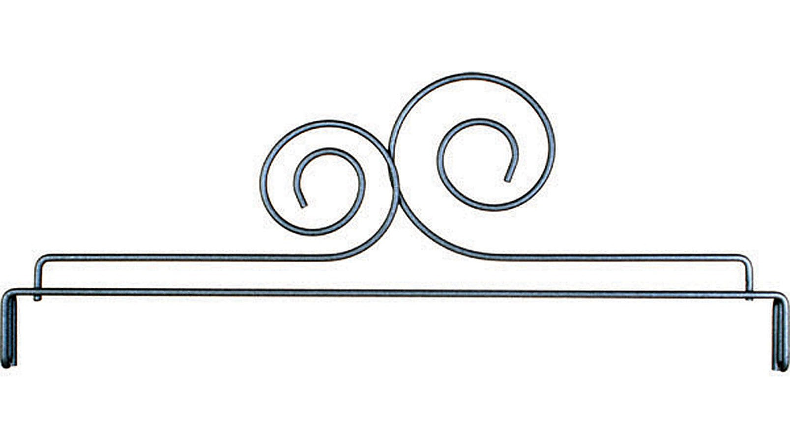12in Double Scroll Header