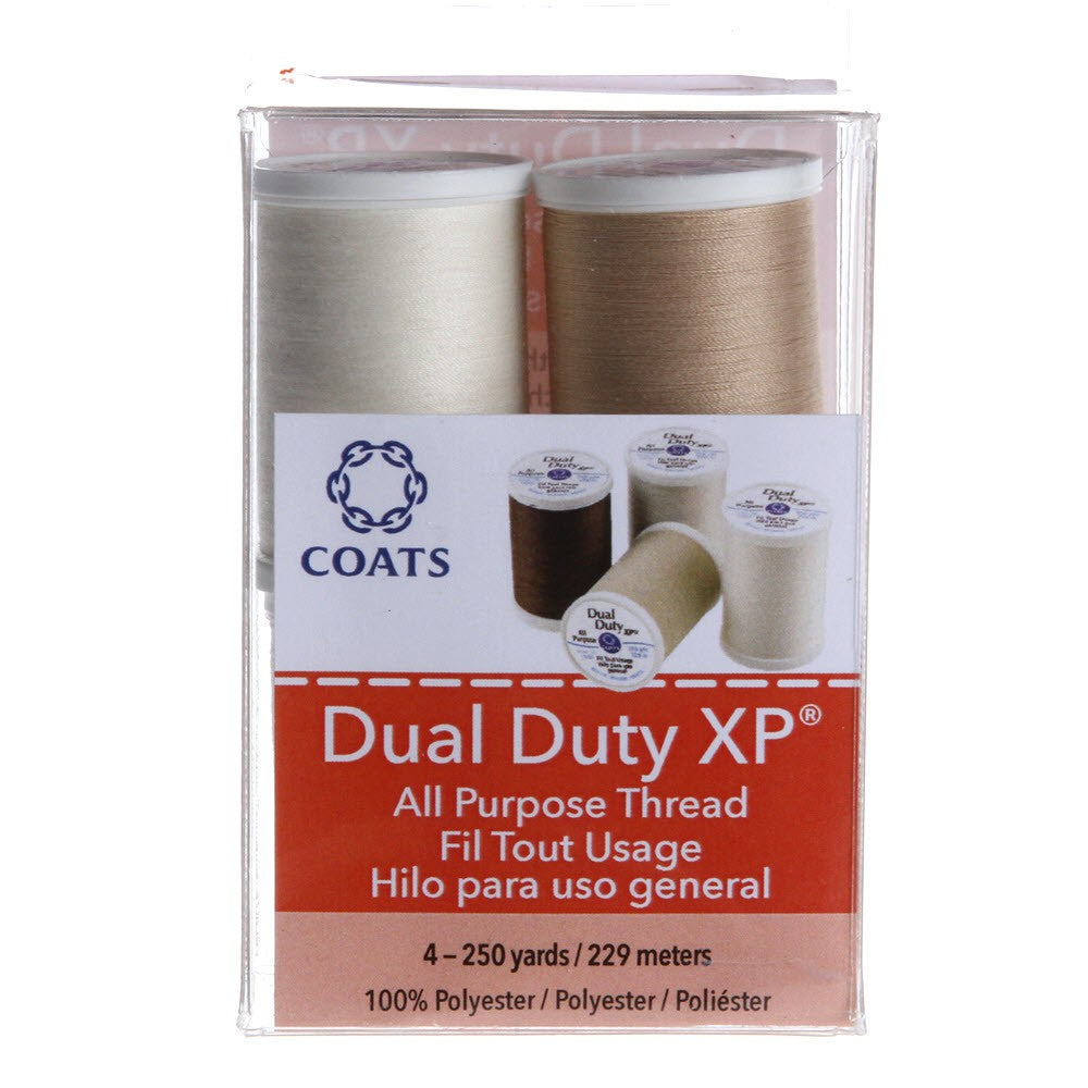 Dual Duty XP Thread Set 4pc Neutrals