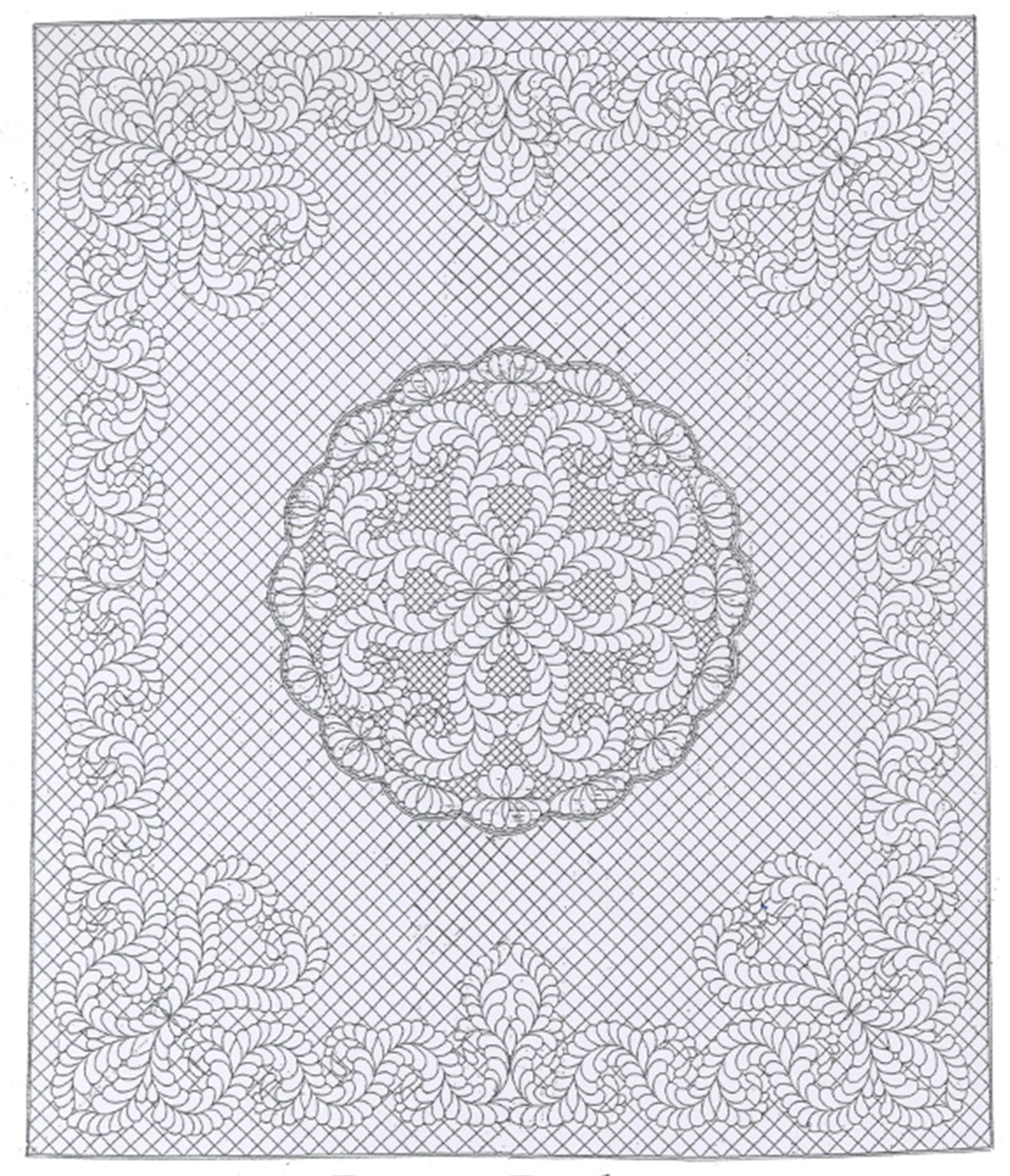 Fantasy Feathers White 90X108