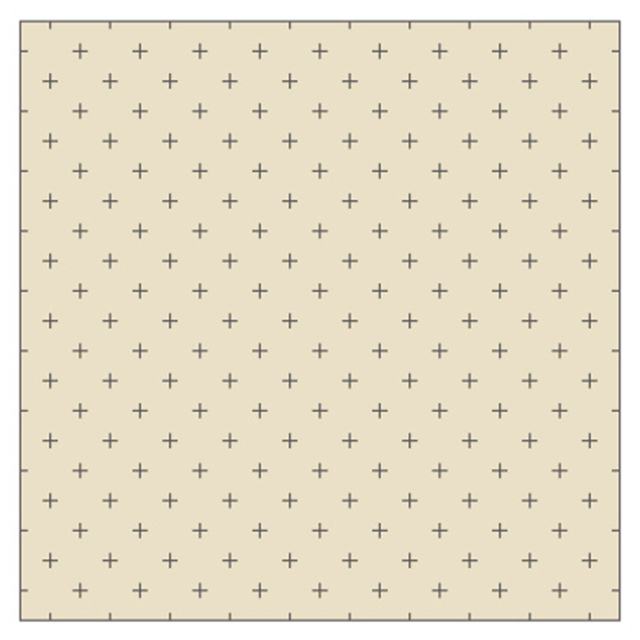 Cosmo Sashiko Cotton & Linen Precut Fabric - Kasuri - Ivory