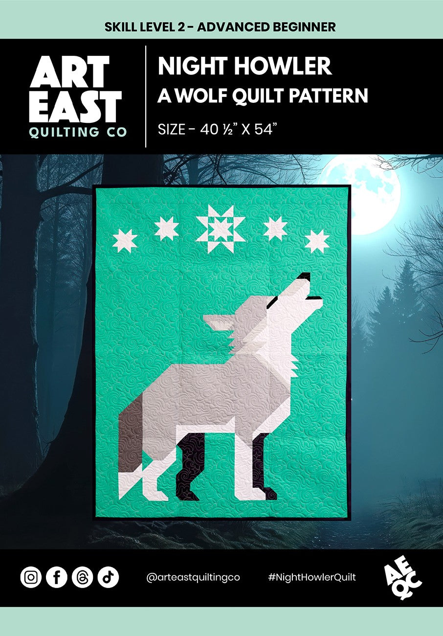 Night Howler - A Wolf Quilt Pattern
