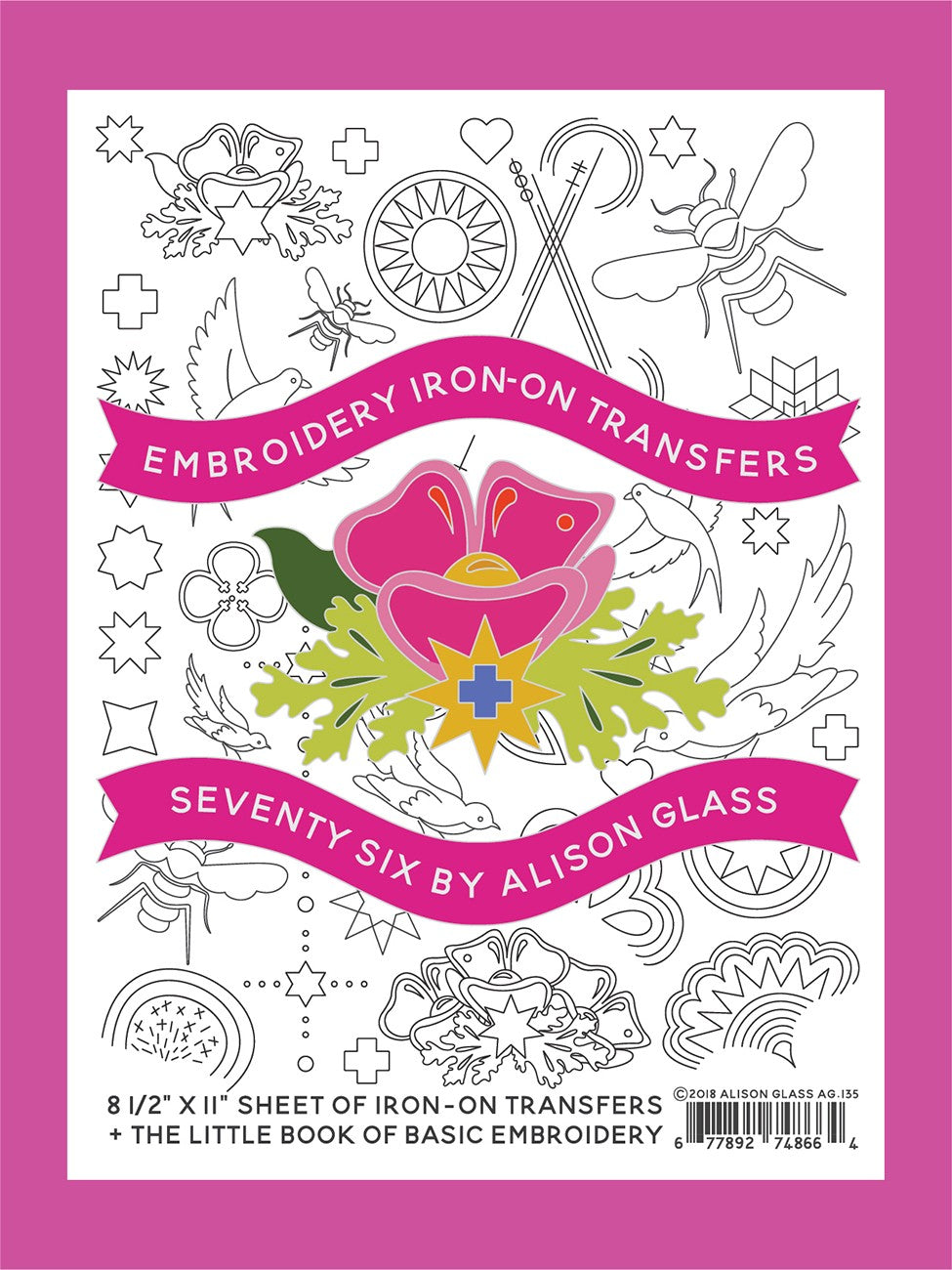 Embroidery Iron-On Transfers Seventy Six