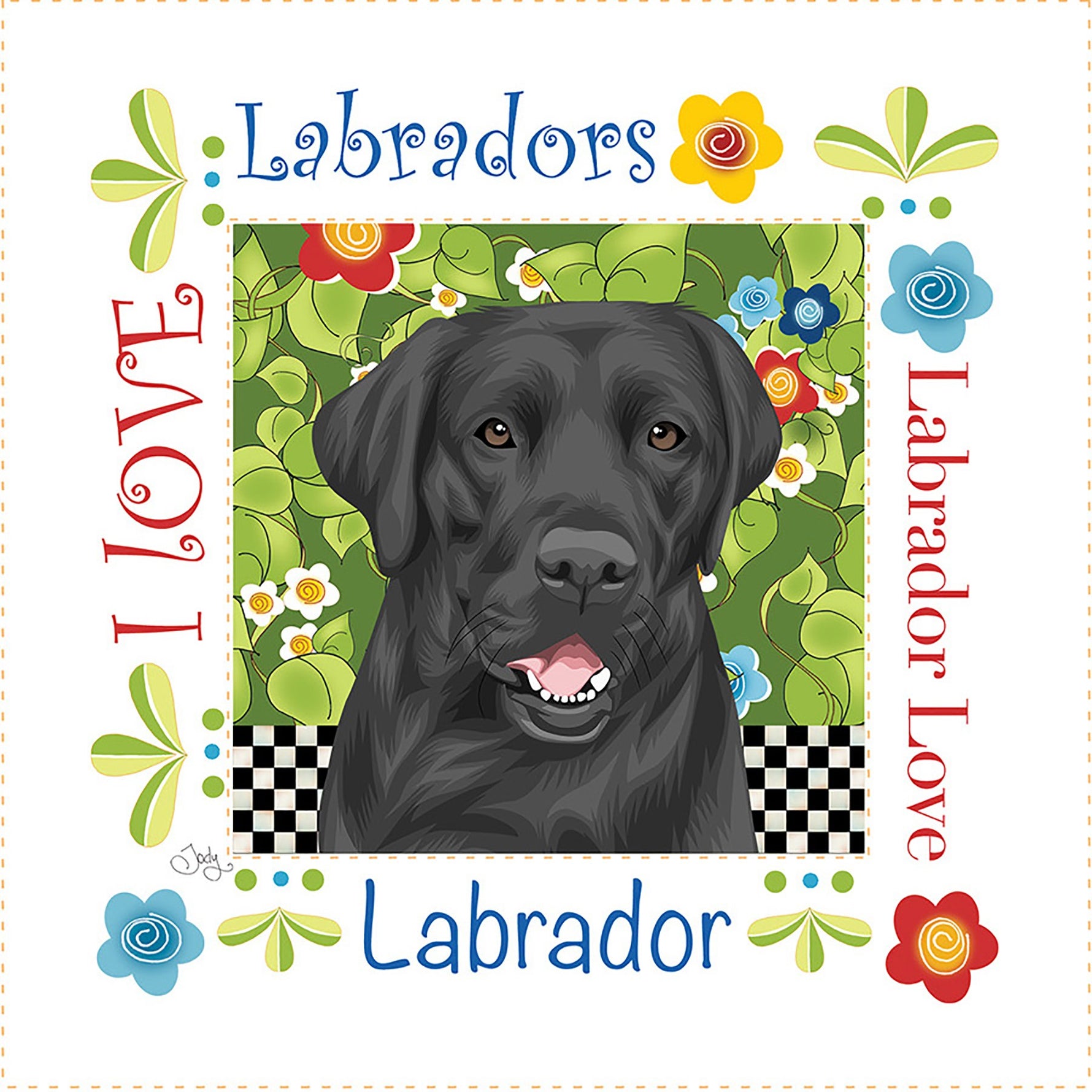Art Panel 6in Labrador