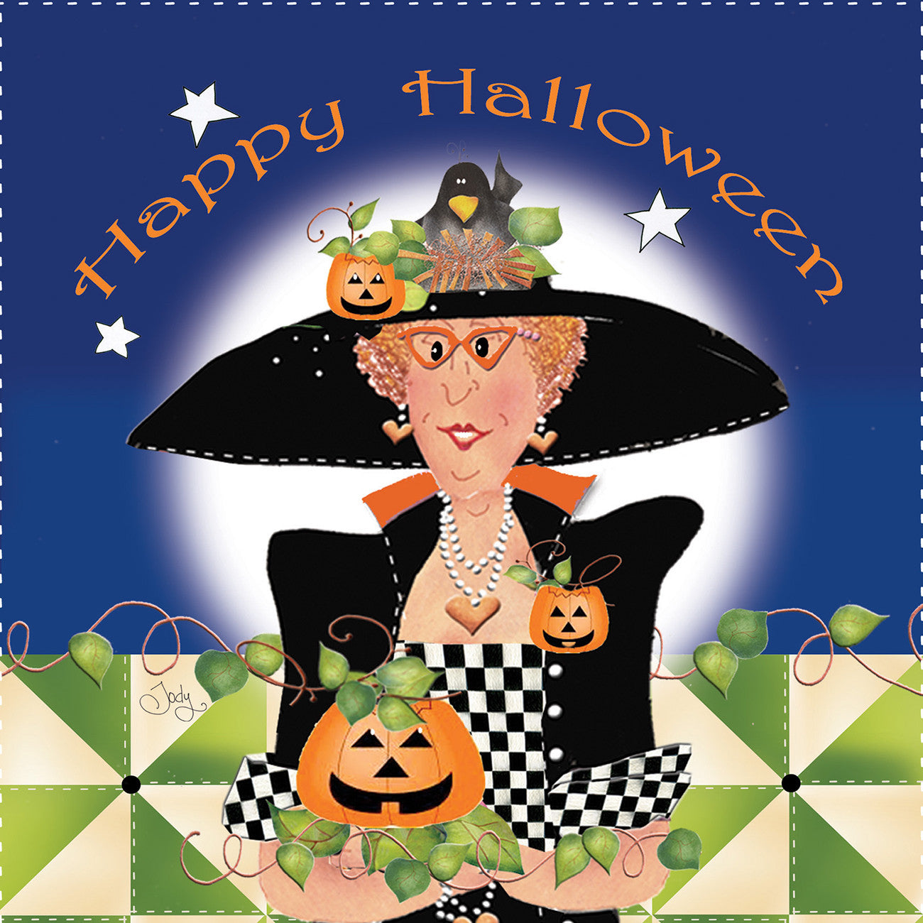 Art Panel Halloween Hope 6in