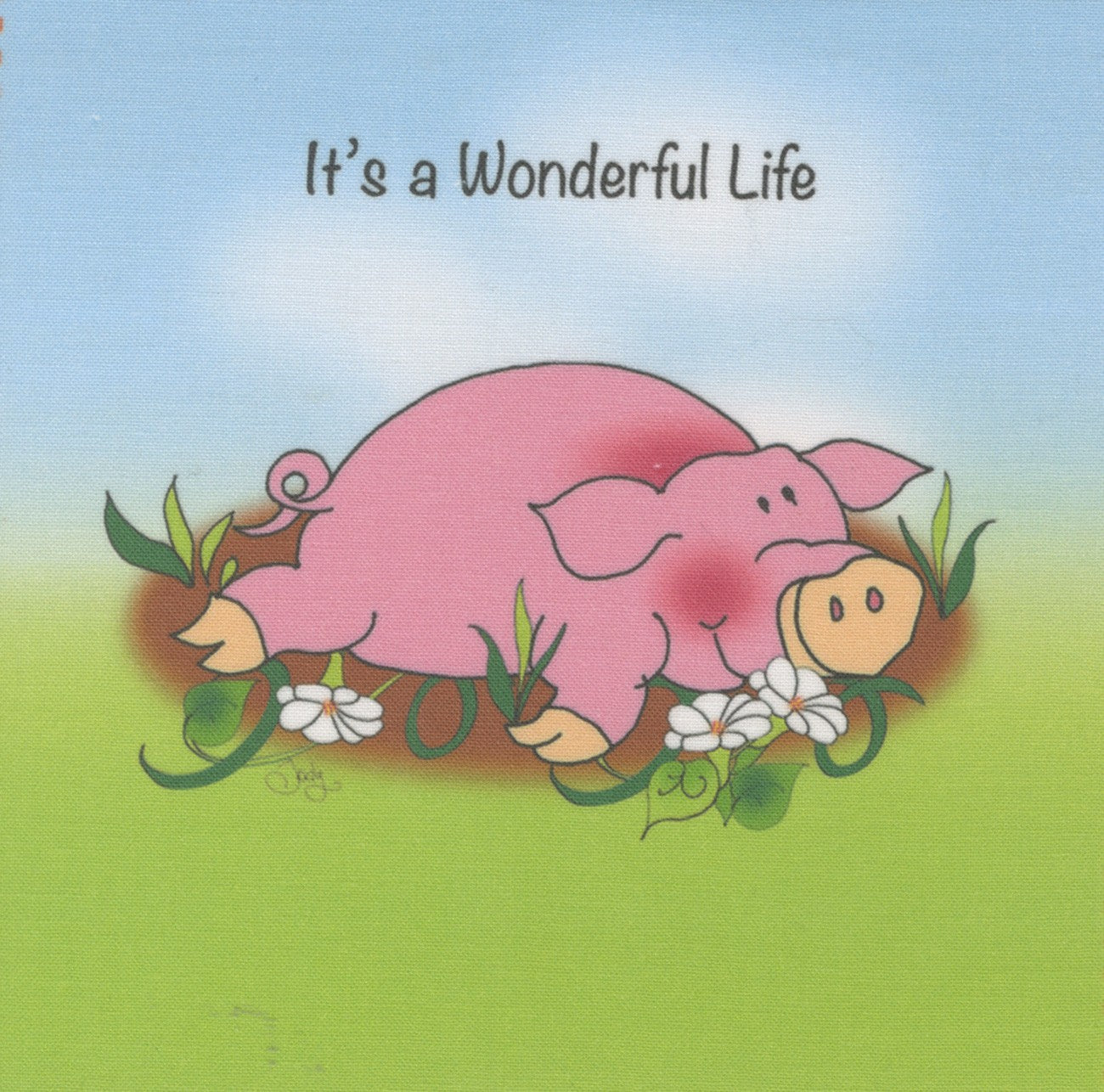 Art Panel Pig Life