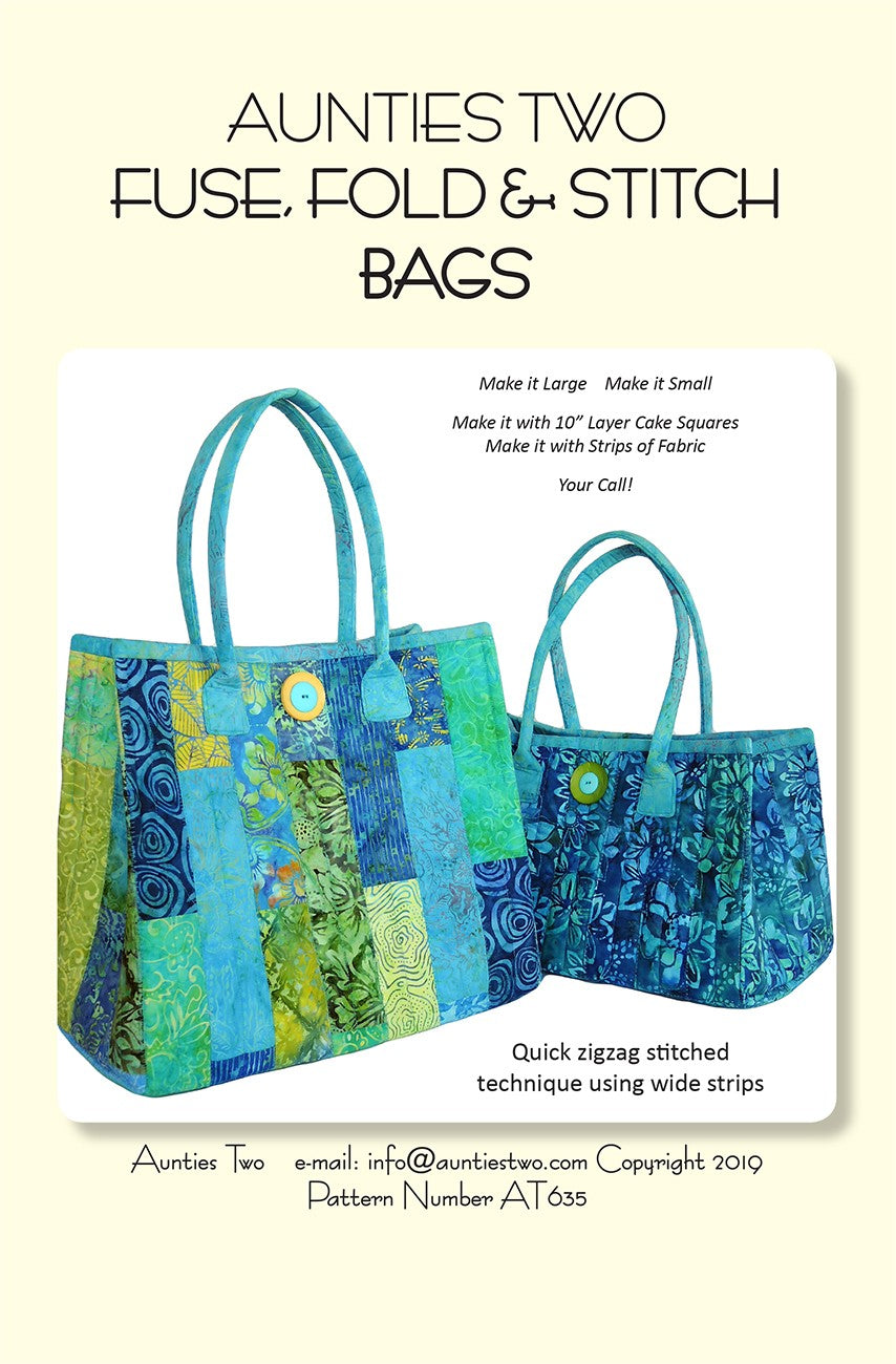 Fuse Fold and Stitch Bags