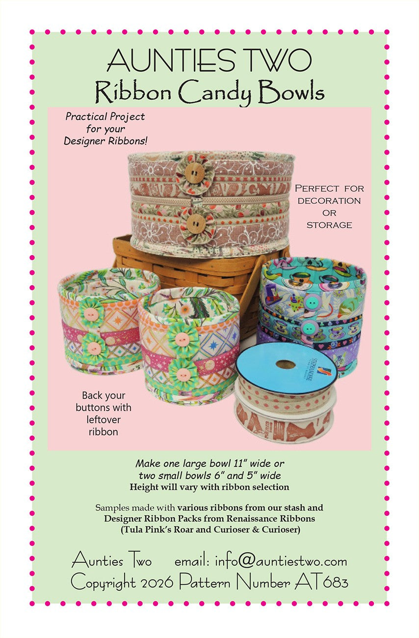 Ribbon Candy Bowls