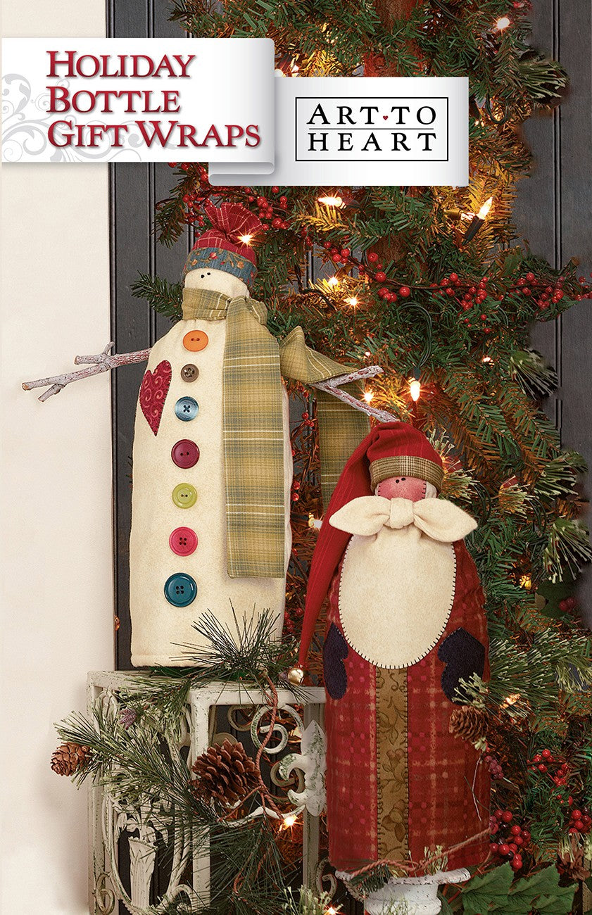Holiday Bottle Gift Wraps