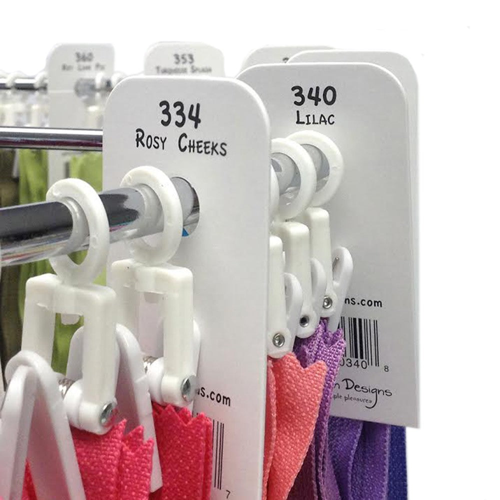 Pre-Printed Tabs for 14" Zippers
