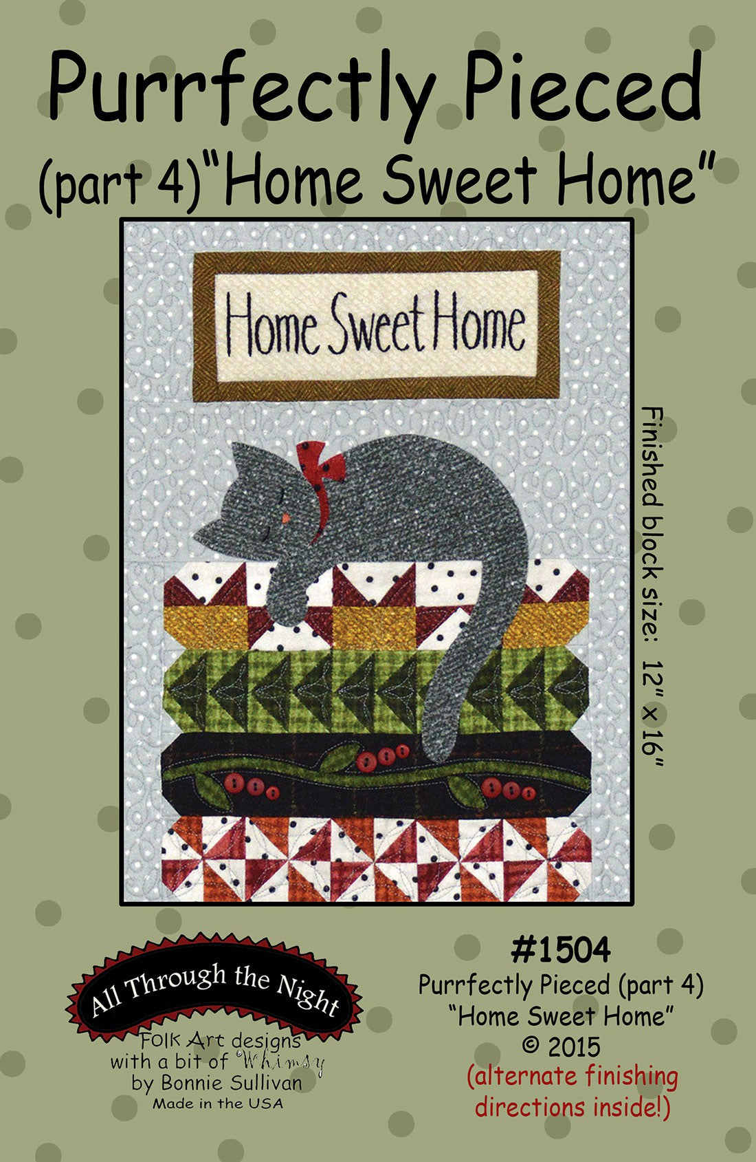 Purrfectly Pieced 4 Home Sweet Home