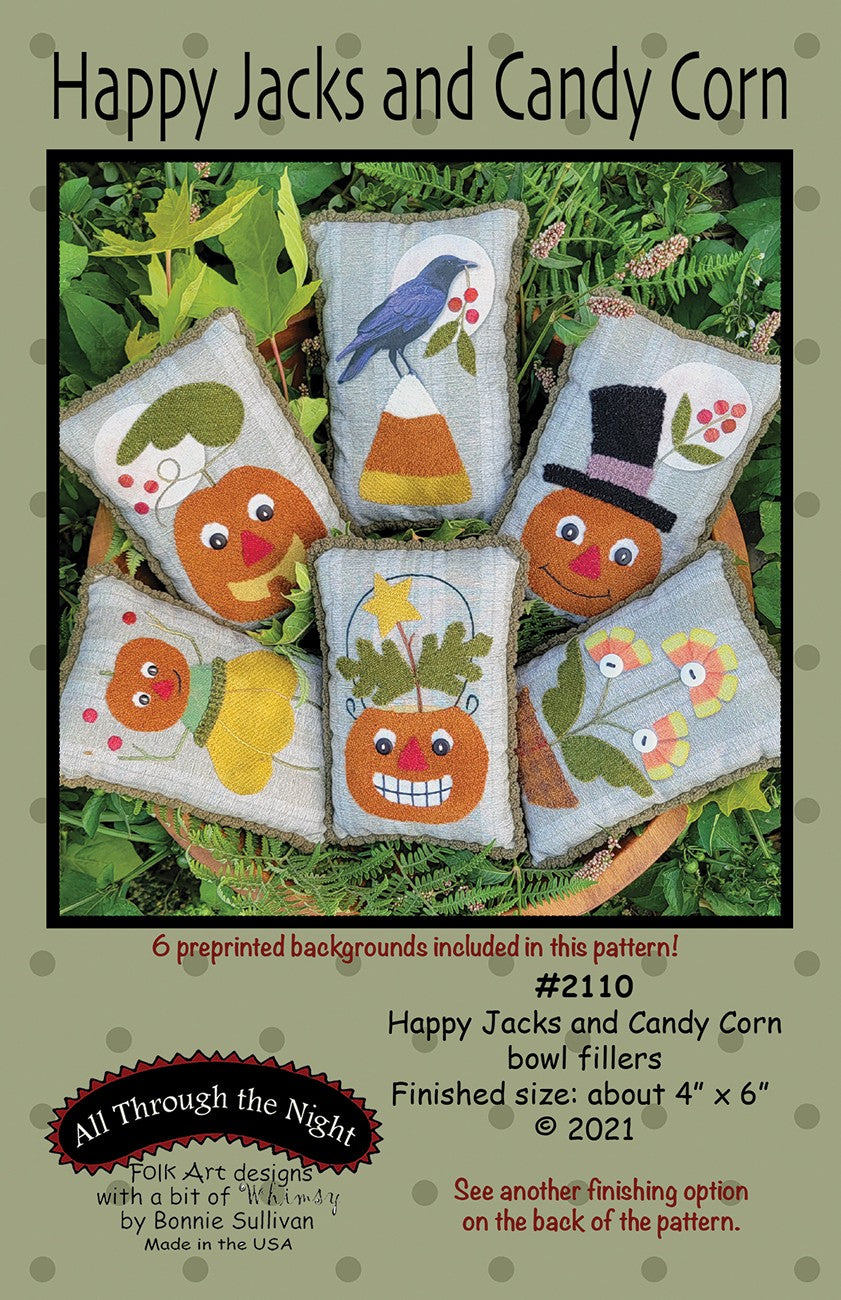 Happy Jacks and Candy Corn Bowl Fillers