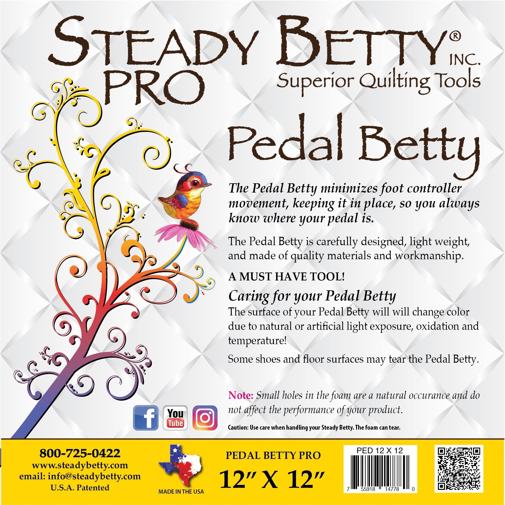 Steady Betty Pro Pedal  Medium