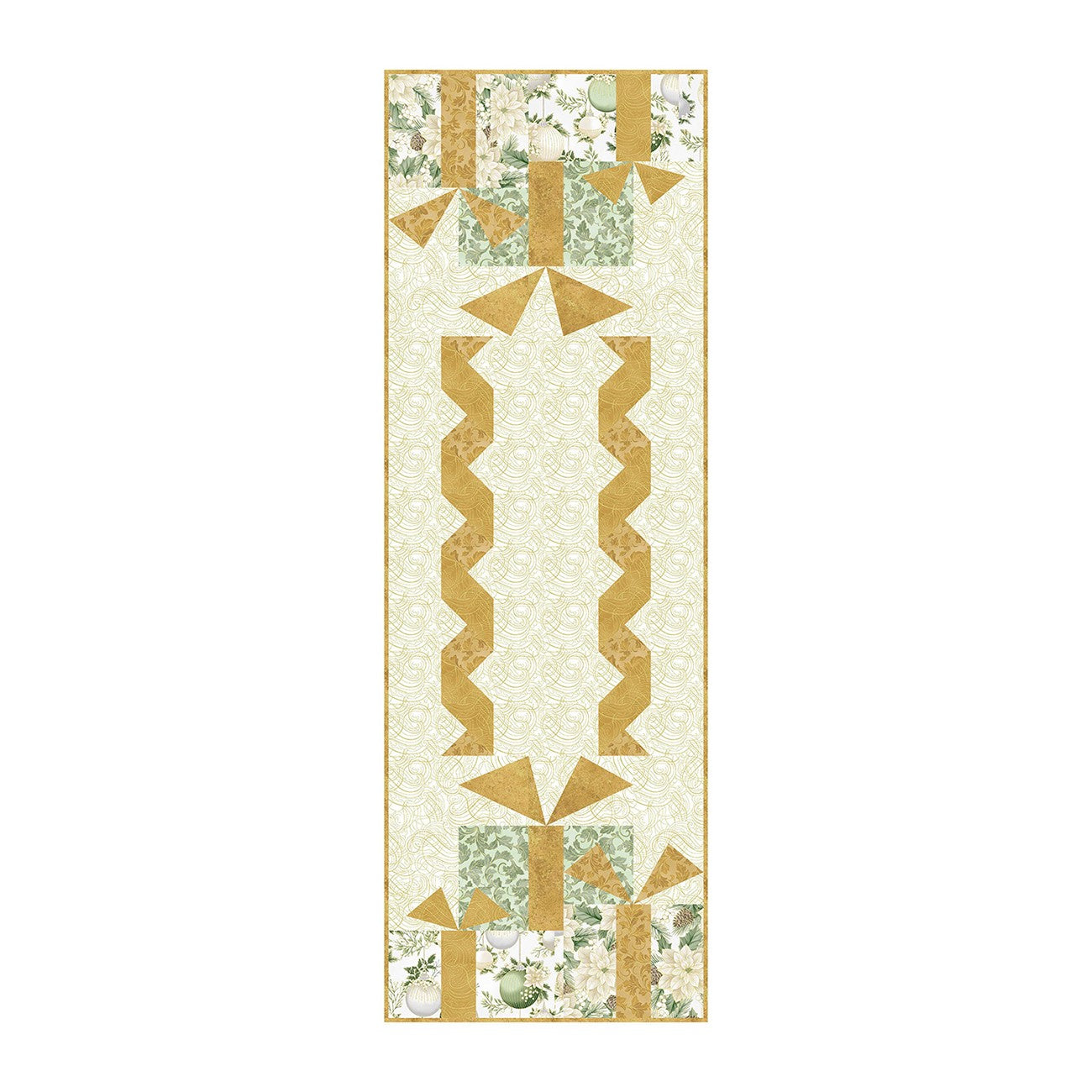 Parchment Bearhug Fa La La Table Runner