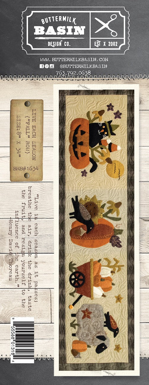 Live Each Season Fall Row