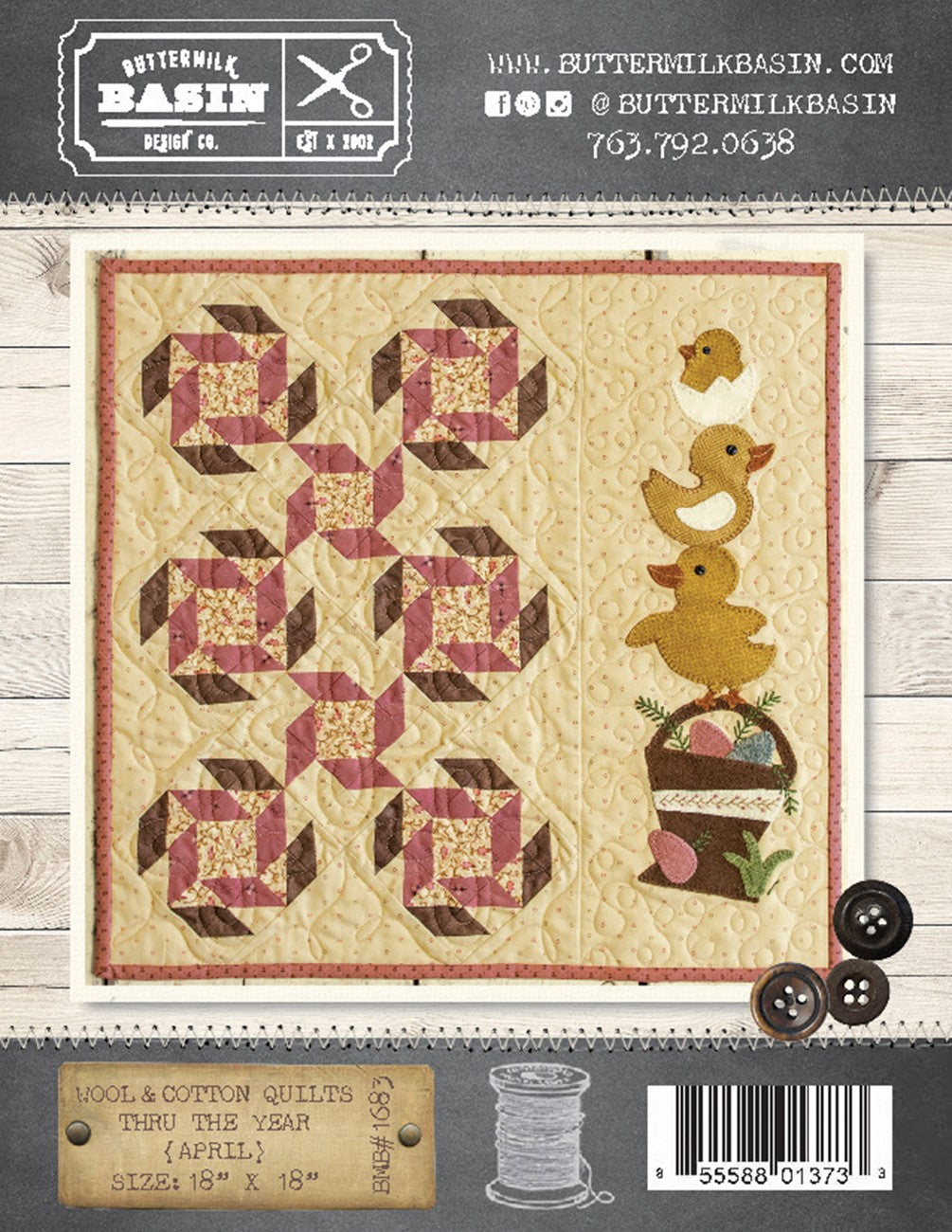 Wool & Cotton Quilts thru the Year April