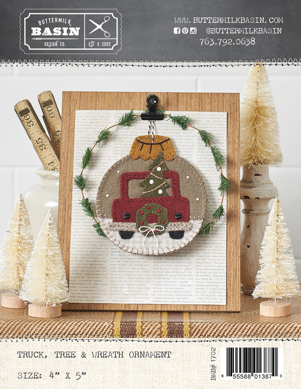 Truck Tree & Wreath Ornament